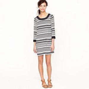 Jules Dress in Silk Stripe